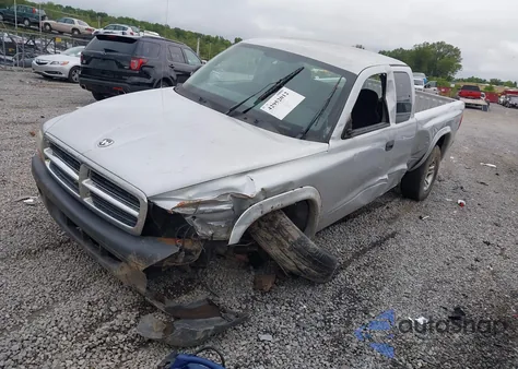 2004 Dodge Dakota из США, поврежденный, VIN 1D7HG12K44S628159